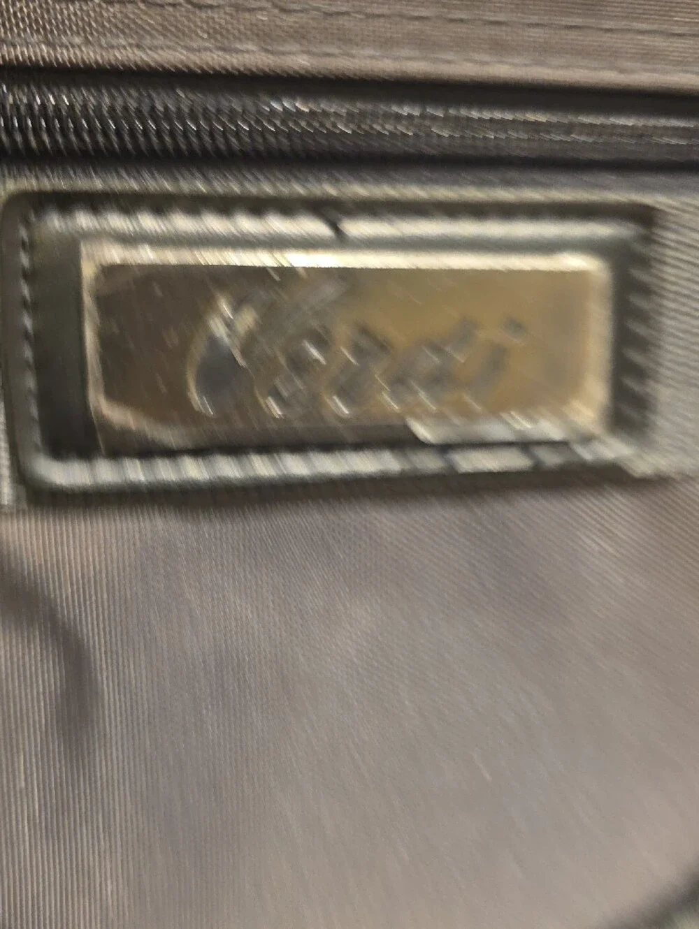 Men's Gray Laptop Bag with Top Handles by